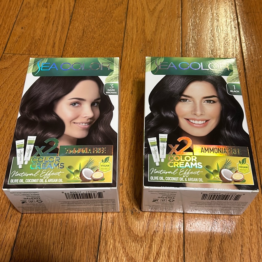 (2) New Sea Color Hair Dyes